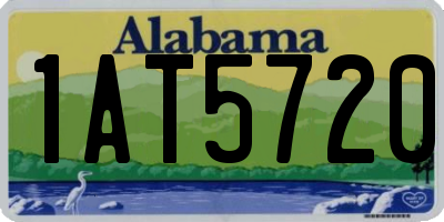 AL license plate 1AT5720