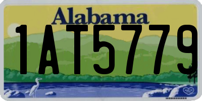 AL license plate 1AT5779