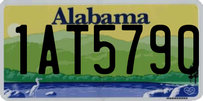 AL license plate 1AT5790