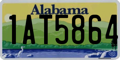 AL license plate 1AT5864