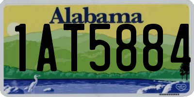 AL license plate 1AT5884