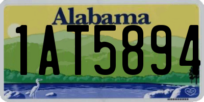 AL license plate 1AT5894
