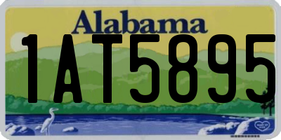 AL license plate 1AT5895