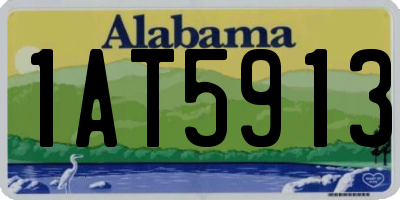 AL license plate 1AT5913