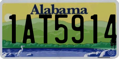AL license plate 1AT5914