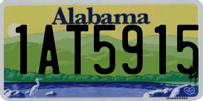 AL license plate 1AT5915