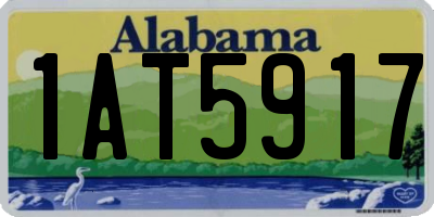 AL license plate 1AT5917