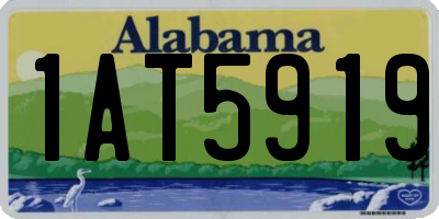 AL license plate 1AT5919