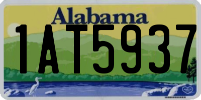 AL license plate 1AT5937