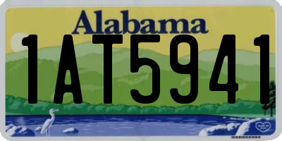 AL license plate 1AT5941