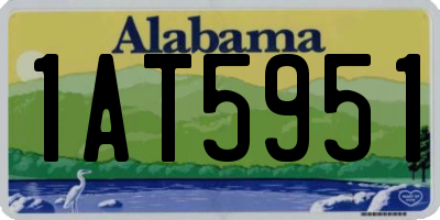 AL license plate 1AT5951