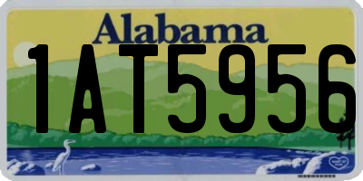 AL license plate 1AT5956