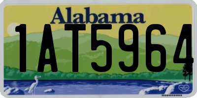 AL license plate 1AT5964