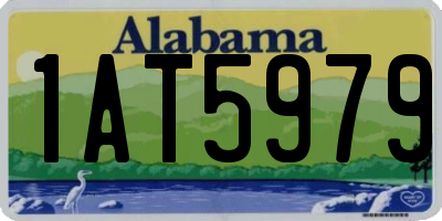 AL license plate 1AT5979