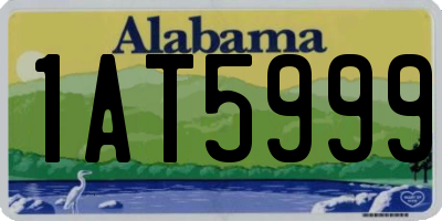 AL license plate 1AT5999