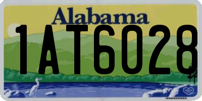 AL license plate 1AT6028