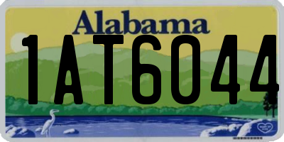 AL license plate 1AT6044