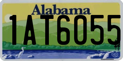AL license plate 1AT6055