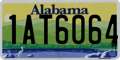 AL license plate 1AT6064