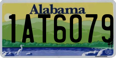 AL license plate 1AT6079