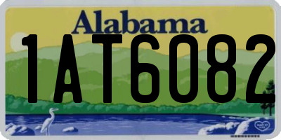 AL license plate 1AT6082