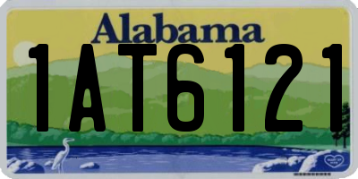 AL license plate 1AT6121