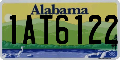 AL license plate 1AT6122