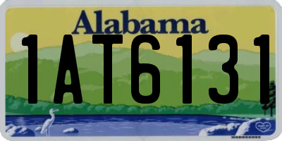 AL license plate 1AT6131
