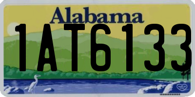 AL license plate 1AT6133
