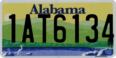 AL license plate 1AT6134