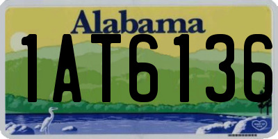 AL license plate 1AT6136