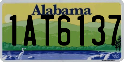 AL license plate 1AT6137