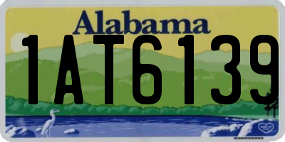 AL license plate 1AT6139
