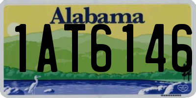 AL license plate 1AT6146
