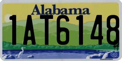 AL license plate 1AT6148