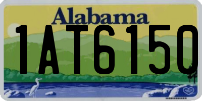 AL license plate 1AT6150