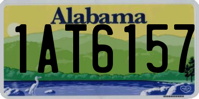 AL license plate 1AT6157