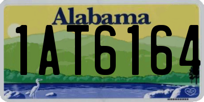 AL license plate 1AT6164