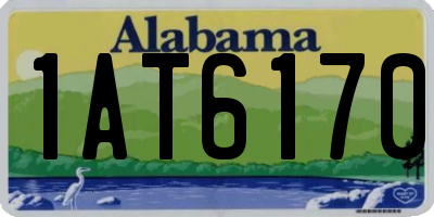 AL license plate 1AT6170