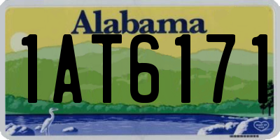 AL license plate 1AT6171