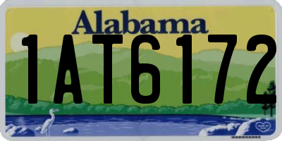 AL license plate 1AT6172