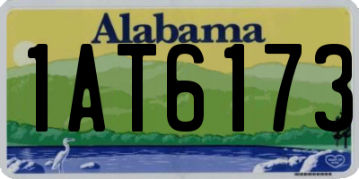 AL license plate 1AT6173