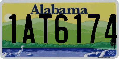 AL license plate 1AT6174
