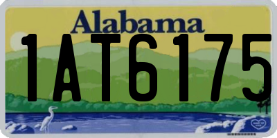 AL license plate 1AT6175