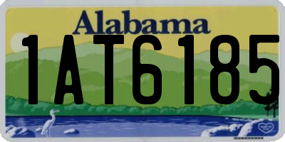AL license plate 1AT6185