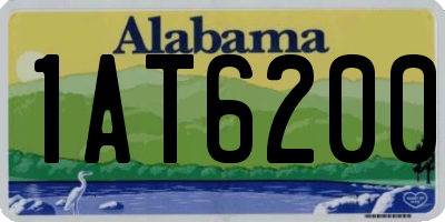 AL license plate 1AT6200
