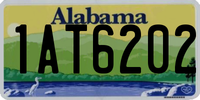 AL license plate 1AT6202