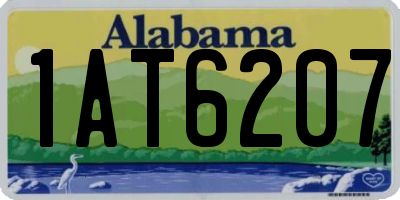 AL license plate 1AT6207