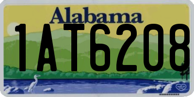 AL license plate 1AT6208