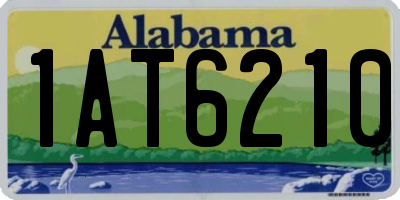 AL license plate 1AT6210